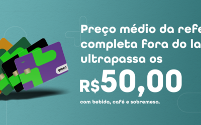 Preço médio da refeição completa fora do lar, com bebida, café e sobremesa, ultrapassa os R$ 50,00